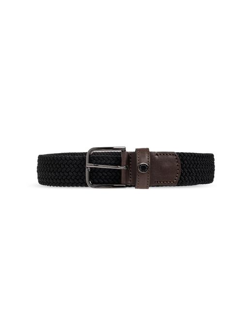 Paul & Shark Black Belt With Logo for men