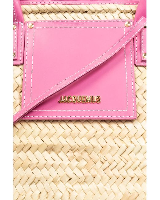 Jacquemus Pink ‘Panier Soli’ Shopper Bag