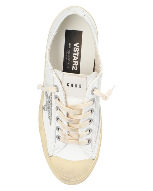 Golden Goose Deluxe Brand White 'v-star 2' Sneakers,