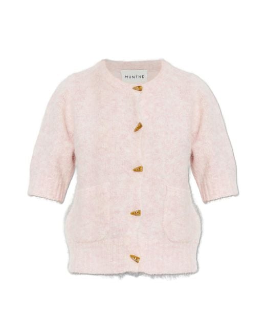 Munthe Pink Cardigan 'Locca'