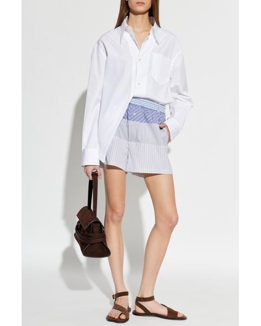 Moschino Blue Patterned Shorts