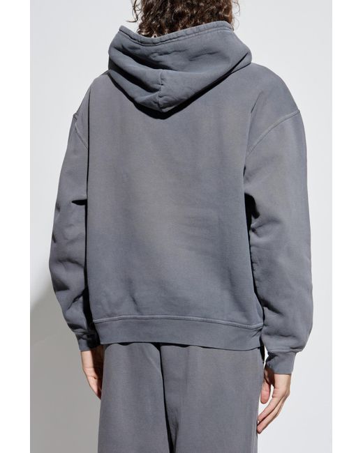 American Vintage Gray Sweatshirt With Logo for men