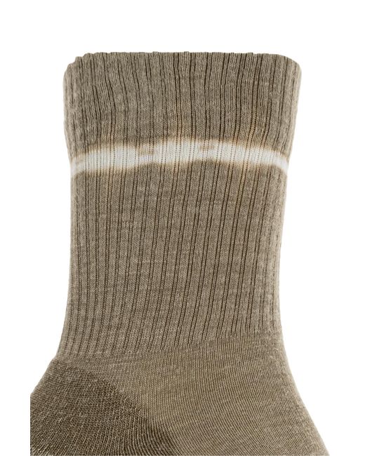 Satisfy Green Socks With Logo for men