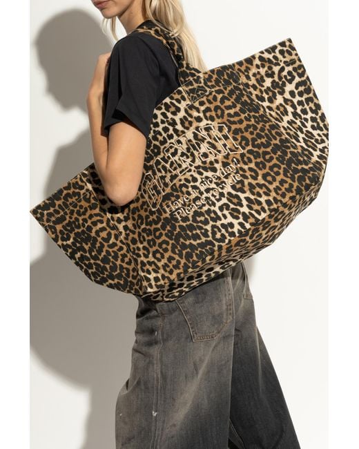 Ganni Natural Shopper-Type Bag