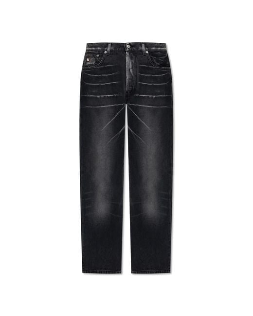 Moschino Black Straight-Leg Jeans for men