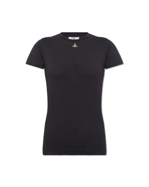 Vivienne Westwood Black 'Peru' T-Shirt With Logo