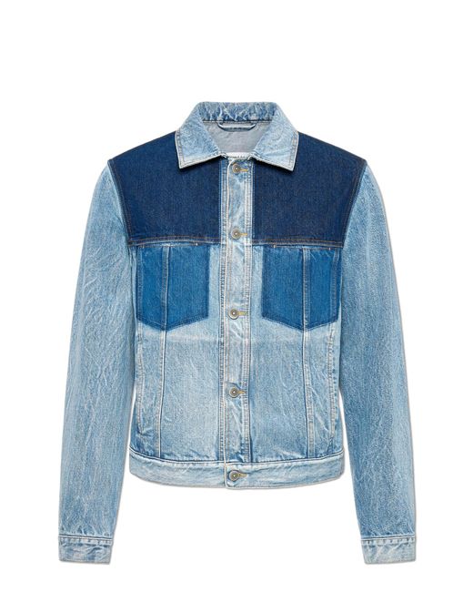 Maison Margiela Blue Denim Jacket With A 'Vintage' Effect for men