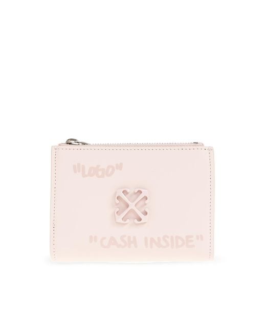 Off-White c/o Virgil Abloh Pink Leather Wallet