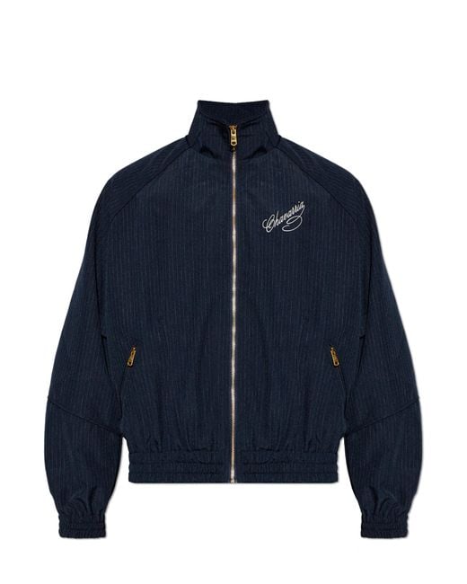 Willy Chavarria Blue 'Ruff Rider Track' Jacket for men