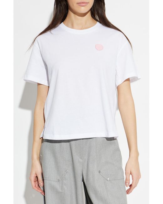 Emporio Armani Gray T-Shirt With Rubber Application