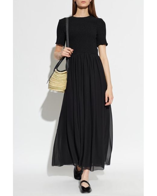 Emporio Armani Black Short-Sleeve Dress