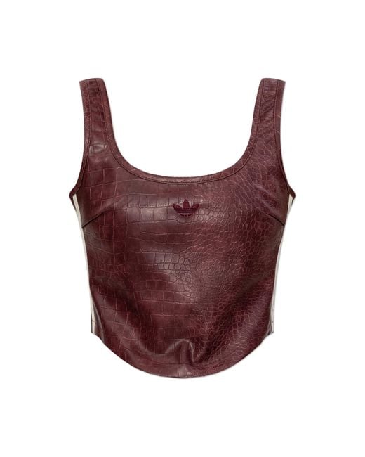 Adidas Originals Purple Sleeveless Top