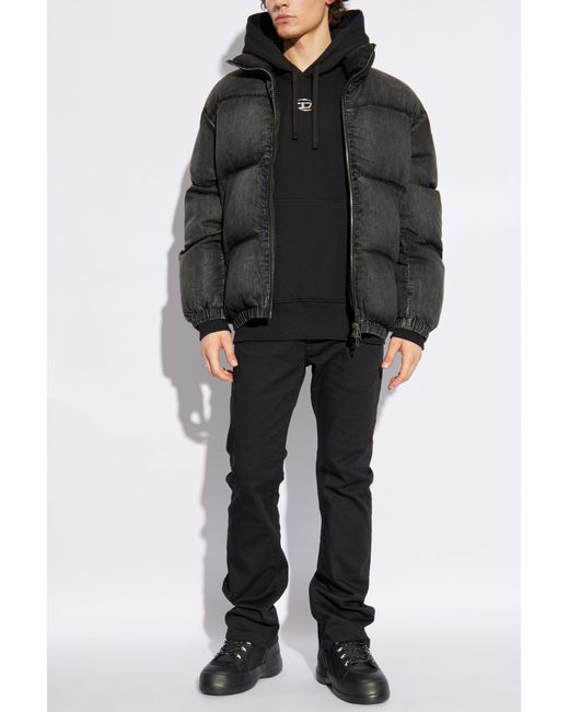 DIESEL Black Sweatshirt S-Macs-Hood-Od for men