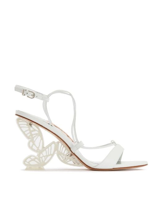Paloma mid sandal di Sophia Webster in White