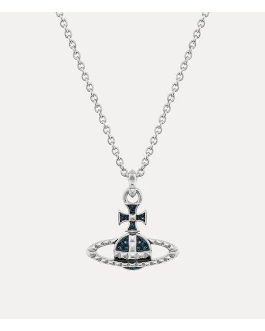 Vivienne Westwood White Mayfair Bas Relief Pendant Necklace for men
