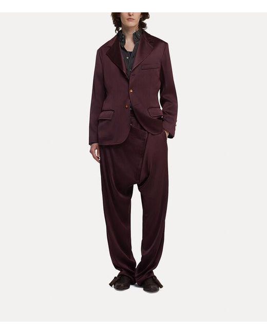 Vivienne Westwood Purple Wreck Jacket Stripe Jacq. Tailor for men
