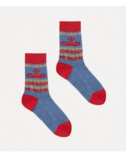 Vivienne Westwood Red Menso Socks for men