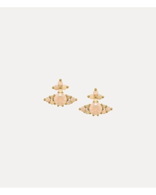 Vivienne Westwood White Feodorita Earrings
