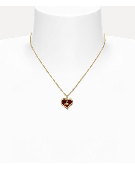 Vivienne Westwood White Petra Pendant Necklace