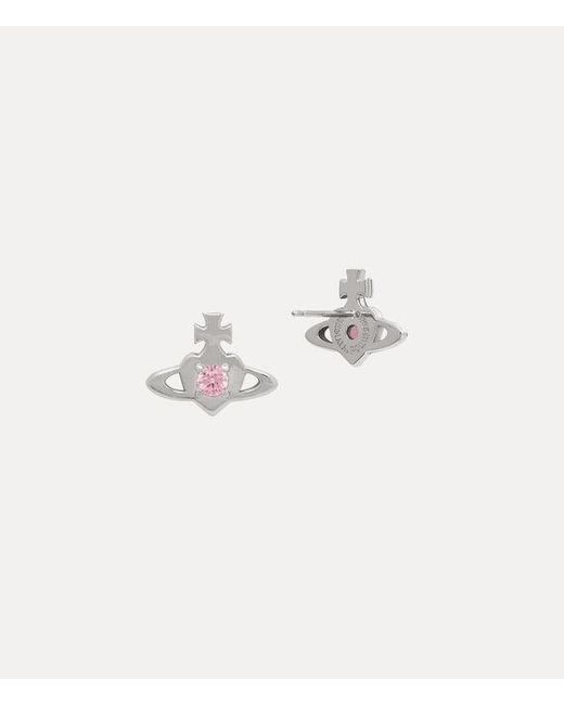 Vivienne Westwood Natural Noella Earrings Cubic Zirconia
