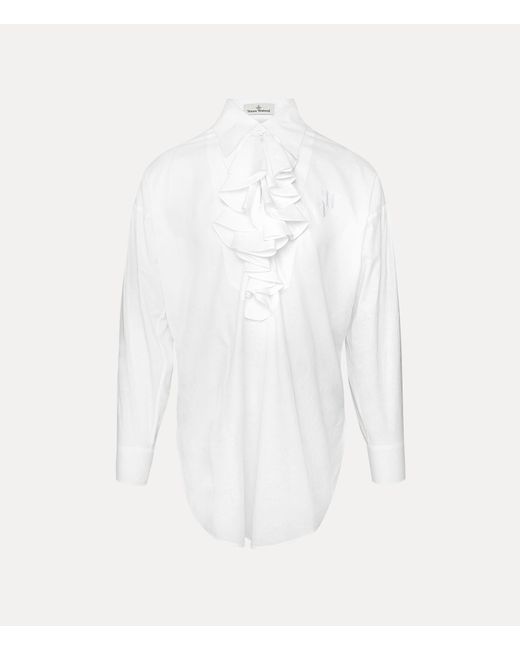Vivienne Westwood White Frill Shirt for men