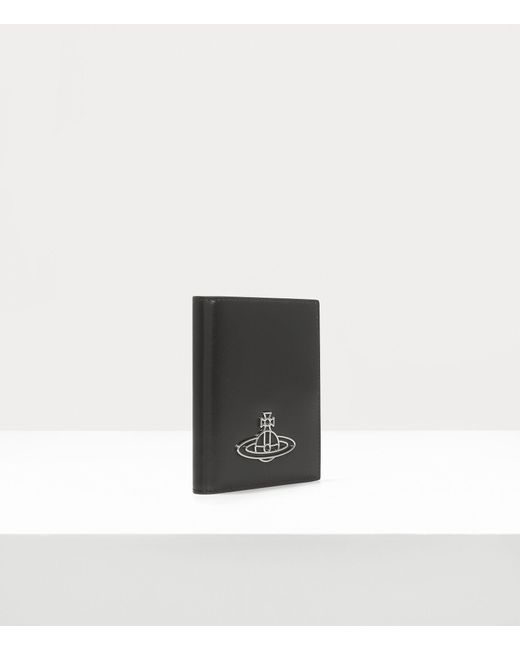 Vivienne Westwood White Passport Holder Silky Leather