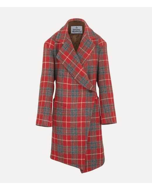Vivienne Westwood S Coat Wool Red 42 Women