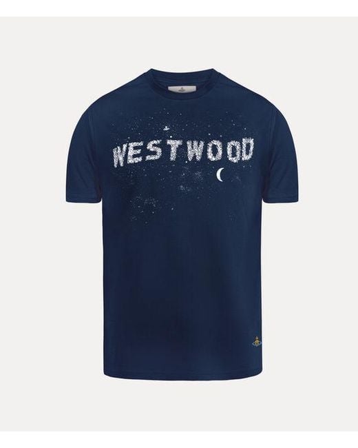 Vivienne Westwood Blue Nana Classic T-Shirt Cotton
