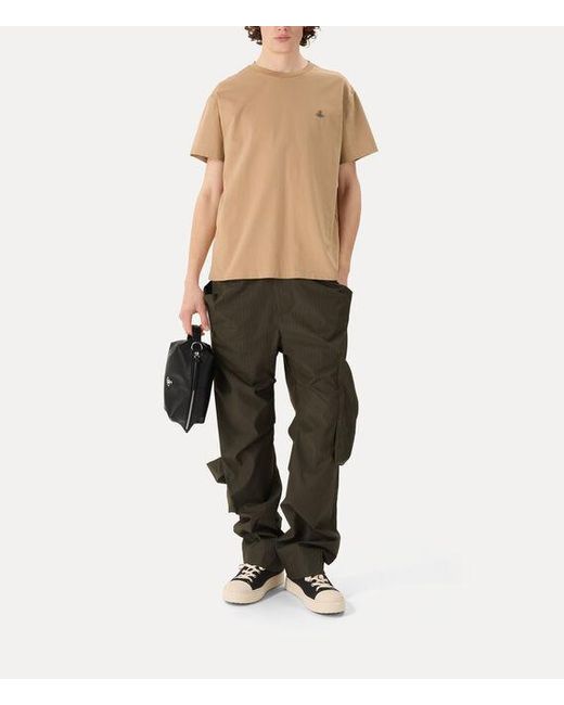 Vivienne Westwood Natural Classic T-Shirt Multicolour Orb Cotton