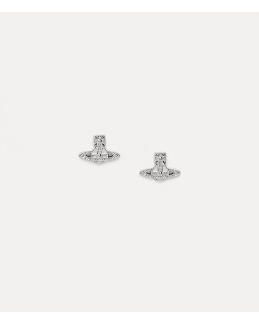 Vivienne Westwood Metallic Oslo Silver Earrings