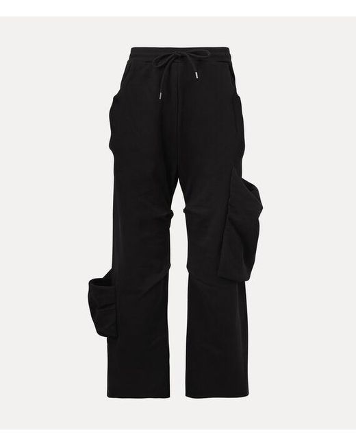 Vivienne Westwood Black Achilles Sweatpants Medium Cotton Felpa for men