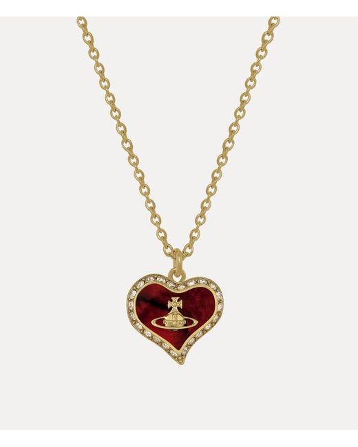 Vivienne Westwood White Petra Pendant Necklace