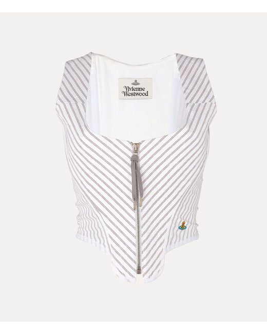 Vivienne Westwood White Portrait Corset