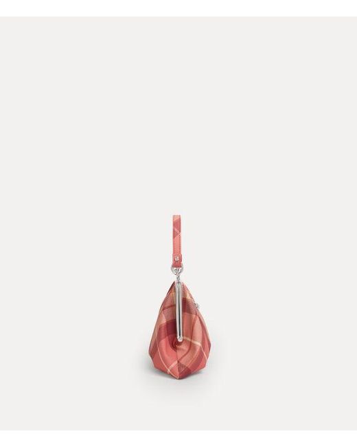 Vivienne Westwood Pink Granny Frame Purse Polyurethane Polyester Cotton