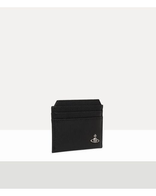 Vivienne Westwood White Slim Card Holder Supple Leather