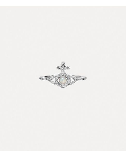 Vivienne Westwood White Olympia Ring