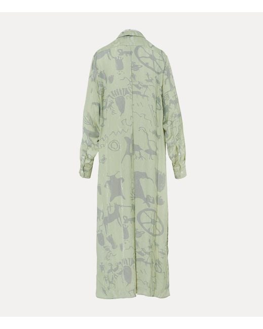 Vivienne Westwood Green Vw Shirt Dress