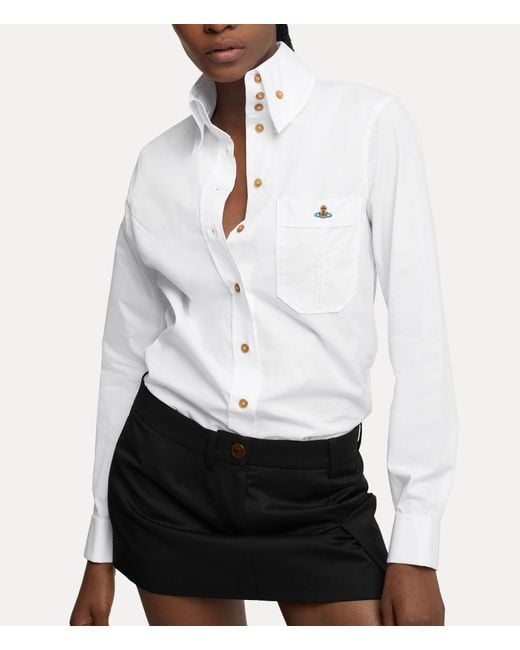 Vivienne Westwood White Classic Krall Shirt