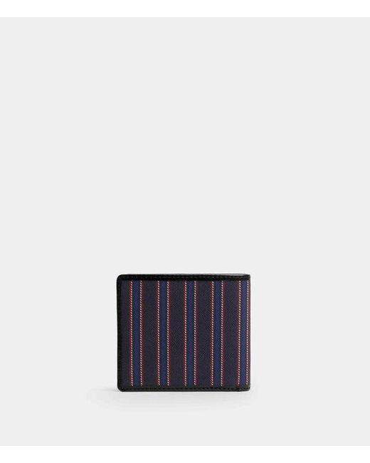 Vivienne Westwood White Billfold Wallet Woven Stripe for men