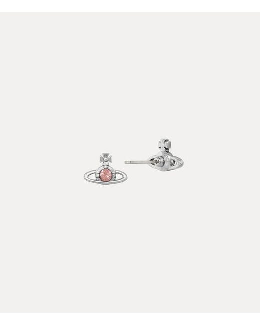 Vivienne Westwood Natural Nano Solitaire Earrings