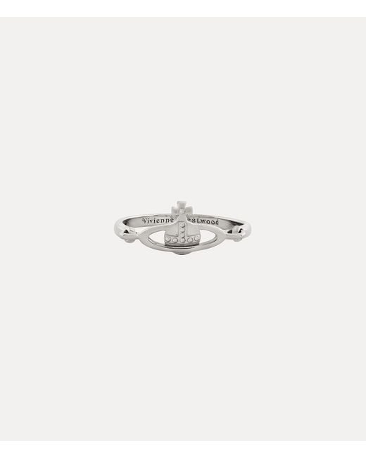 Vivienne Westwood White Vendome Ring