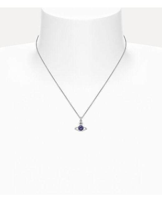 Vivienne Westwood White Reina Pendant Necklace