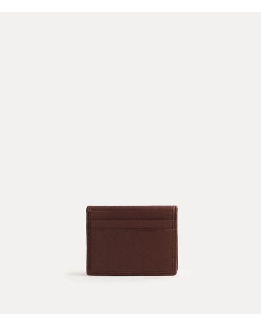 Vivienne Westwood Brown Card Holder Supple Leather for men