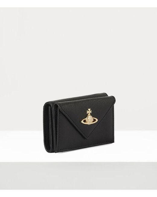Vivienne Westwood White Envelope Billfold Saffiano Leather