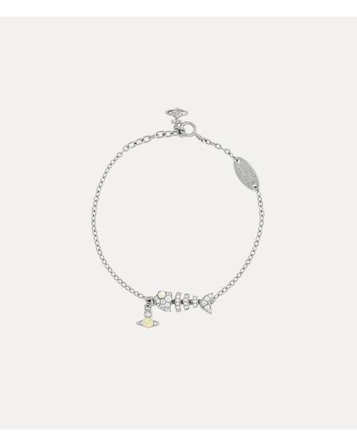 Vivienne Westwood Natural Lyall Bracelet Stainless Steel