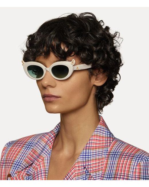 Vivienne Westwood Green Soo Sunglasses Acetate