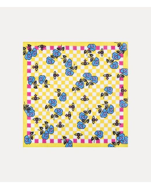 Vivienne Westwood Metallic Pixel Rose Handkerchief Pixel Rose