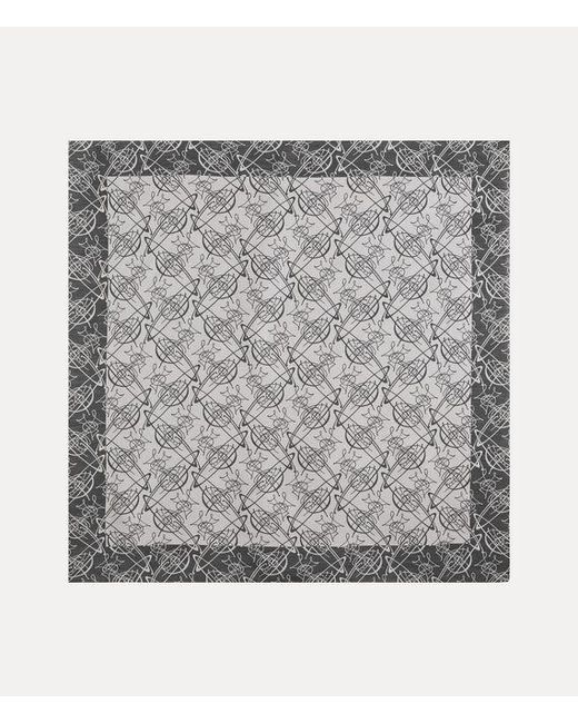 Vivienne Westwood Gray Graffiti Orb Square Graffiti Orb