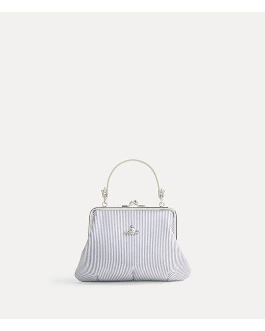 Vivienne Westwood White Granny Frame Purse Classic Oxford Shirt