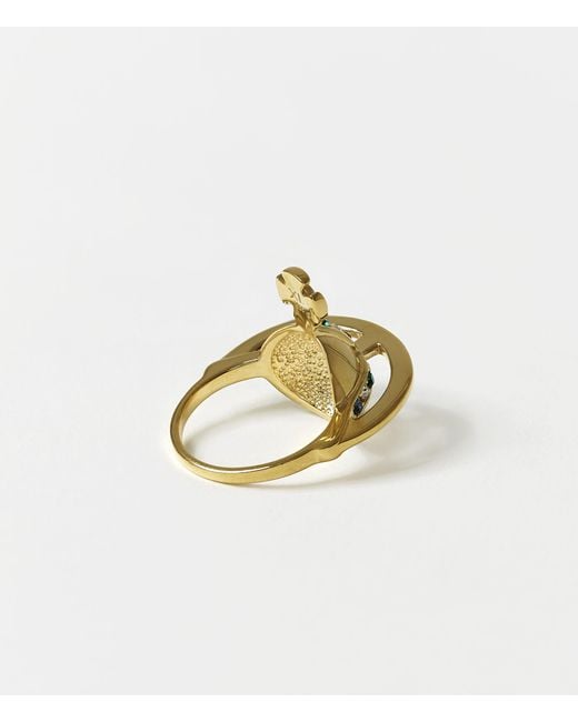 Vivienne Westwood Solid Orb Ring in Metallic | Lyst UK Vivienne Westwood Solid Orb Ring in Metallic | Lyst UK